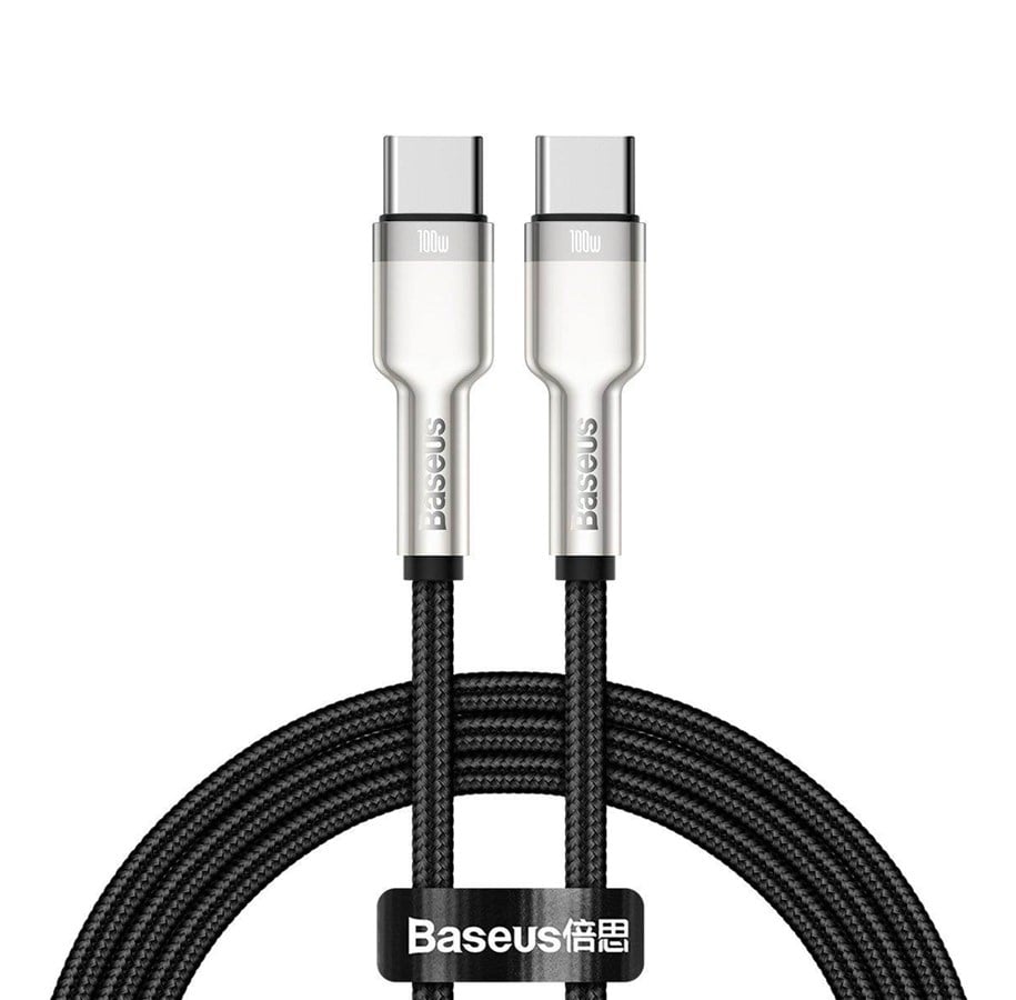 Cablu Baseus Cafule Series Metal USB-C la USB-C, 100W, 2m