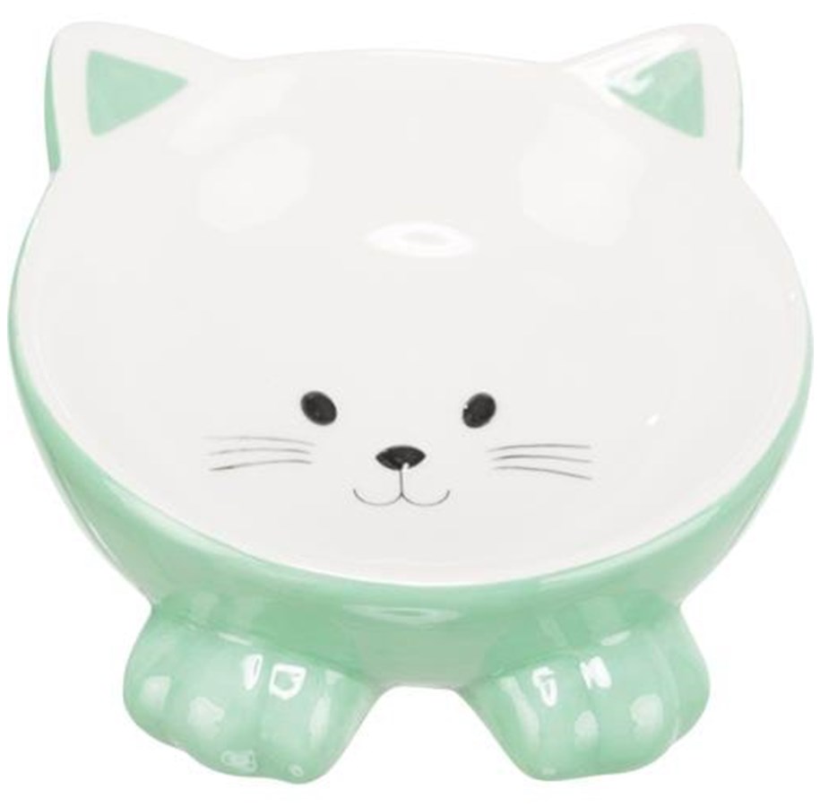 Katte - Trixie Ceramic Bowl cat 0.15 l/ø 14 cm assorted colours - TX24807