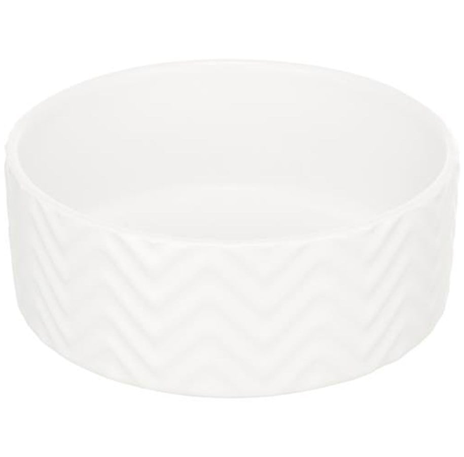 Hunde - Trixie Ceramic Bowl dog 0.9 l/ø 16 cm white - TX25024