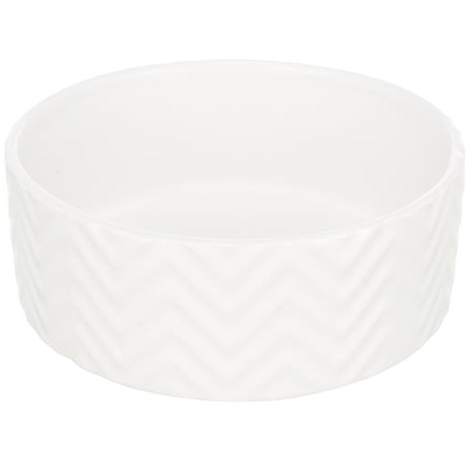 Hunde - Trixie Ceramic Bowl dog 1.6 l/ø 20 cm white - TX25025