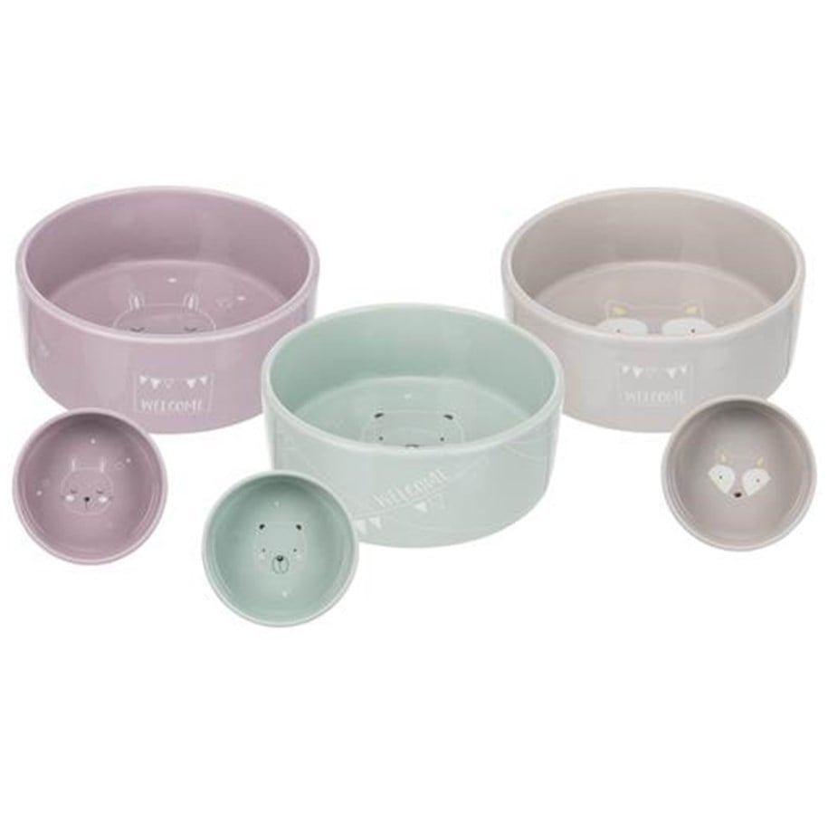 Hunde - Trixie Junior Ceramic Bowl 0.3 l/ø 12 cm assorted colours - TX25126