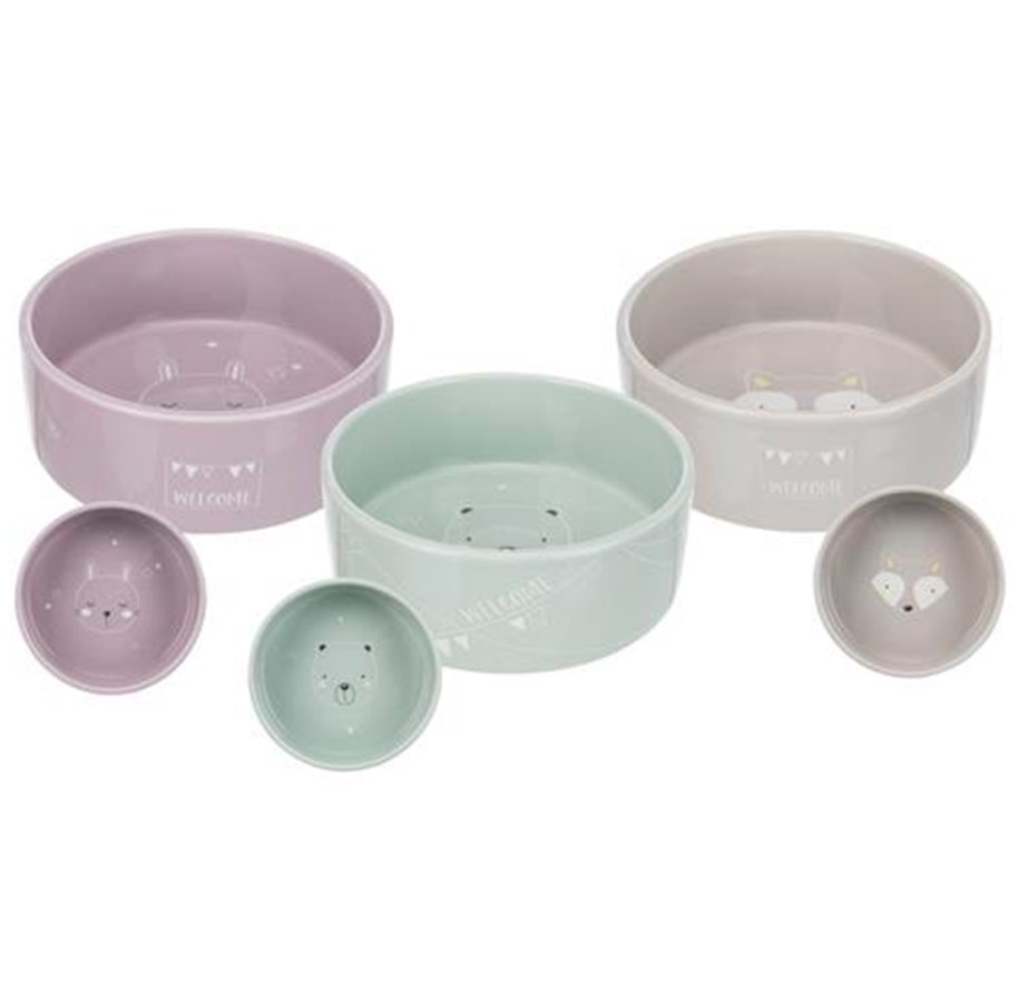 Hunde - Trixie Junior Ceramic Bowl 0.8 l/ø 16 cm assorted colour - TX25127