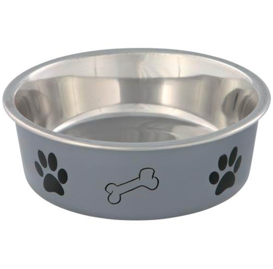 Katte - Trixie Stainless Steel Bowl 2.0 l/ø 23 cm assorted colours - TX25245