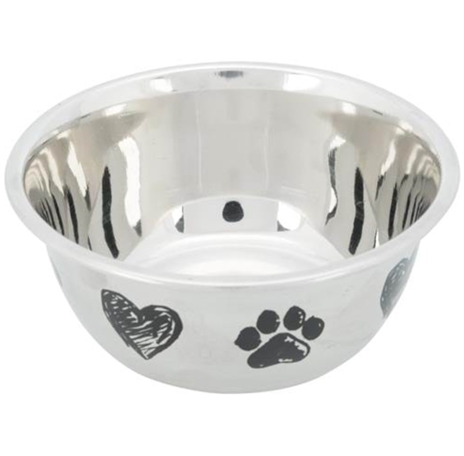 Hunde - Trixie Stainless Steel Bowl 0.5 l/ø 13 cm - TX25271