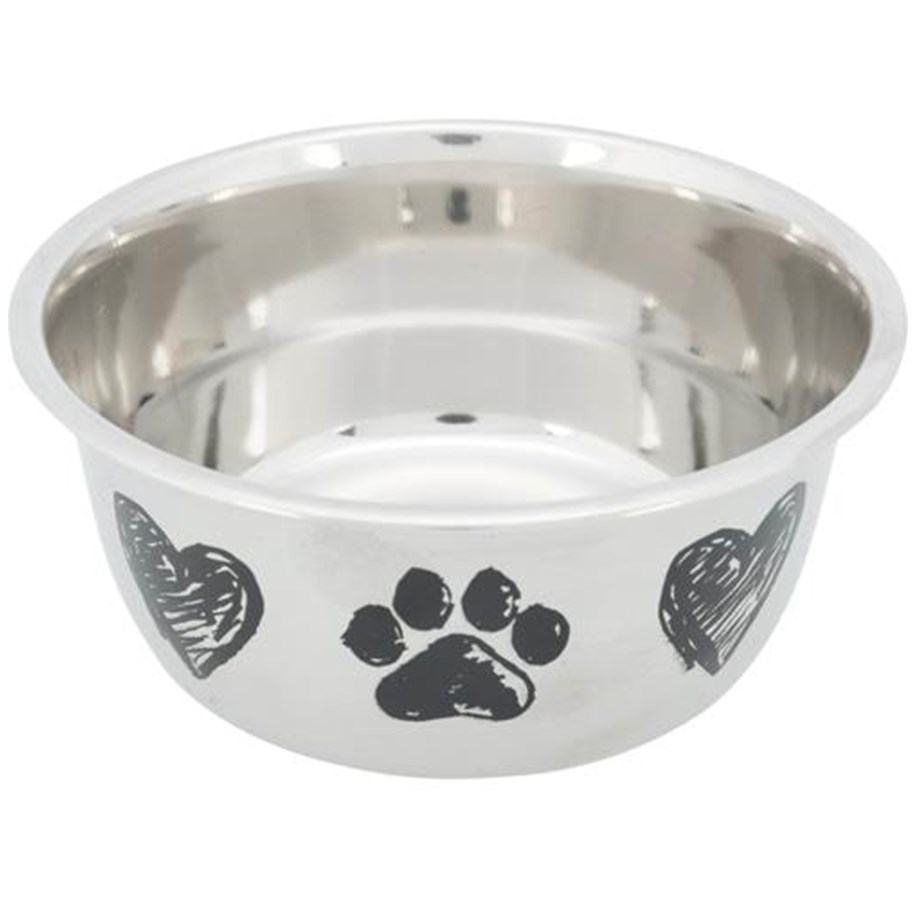 Hunde - Trixie Stainless Steel Bowl 1.0 l/ø 15 cm - TX25272
