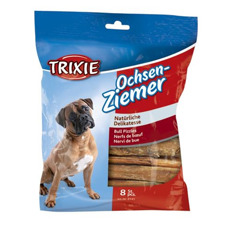 Hunde - Trixie Bull Pizzle 12.5 cm 8 pcs.100g - TX3145