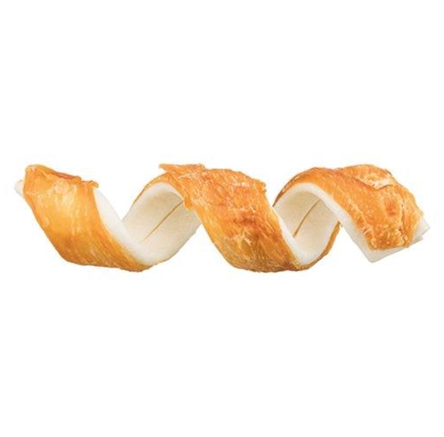 Hunde - Trixie Denta Fun Chicken Chewing Curls 110 g 3 pcs - TX31473