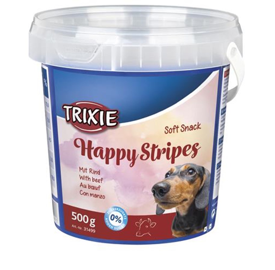 Hunde - Trixie Soft Snack Happy Stripes 500 g - TX31499