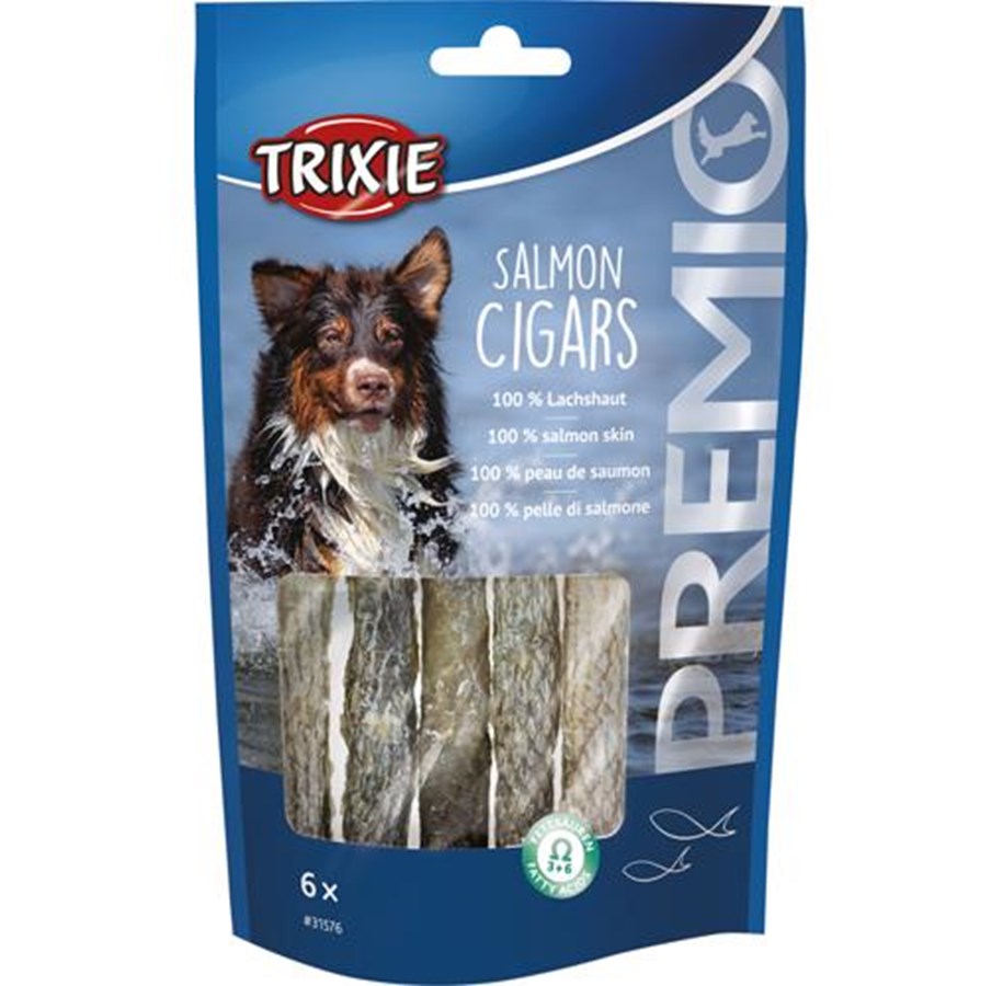 Hunde - Trixie PREMIO Salmon Cigars 12.5 cm 6 pcs./70 g - TX31576