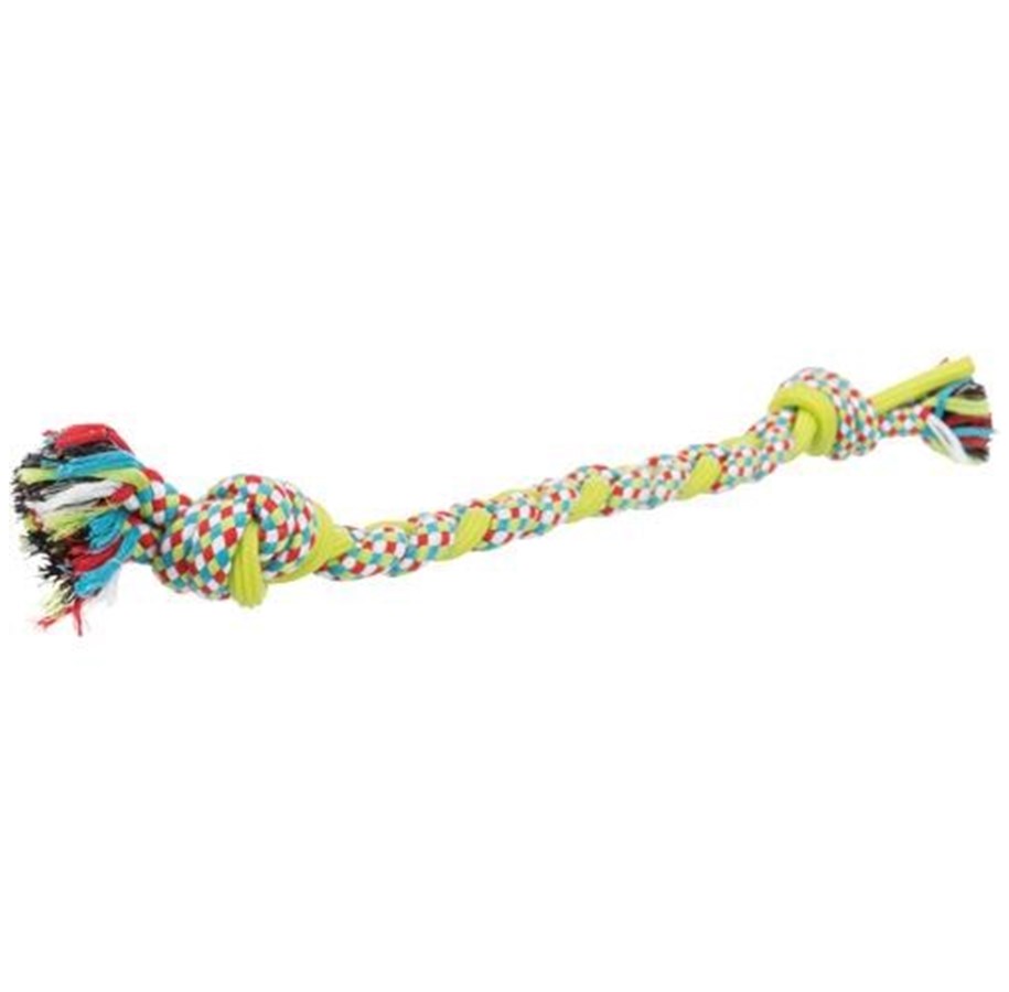 Hunde - Trixie Play rope with woven -in TPR 50 cm - TX35698
