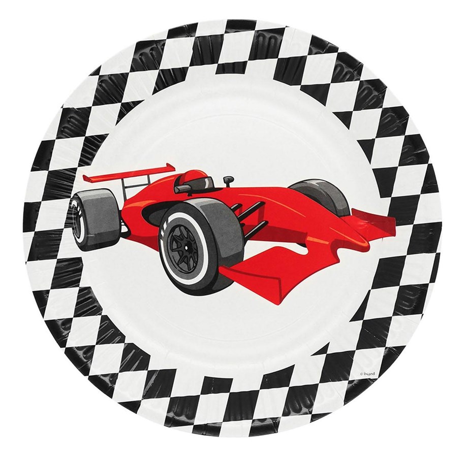 Legetøj - Boland Paper Plates Racing 8pcs. - 44777