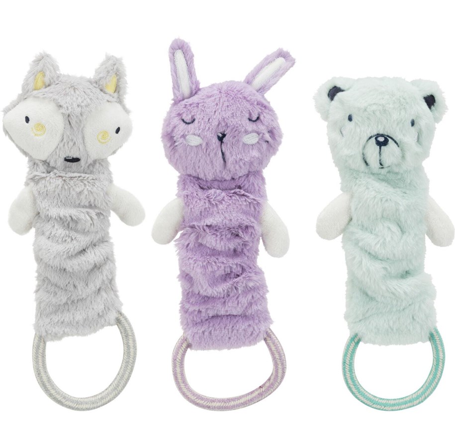 Hunde - Trixie Junior dangling toy 33 cm assorted colours - TX36179