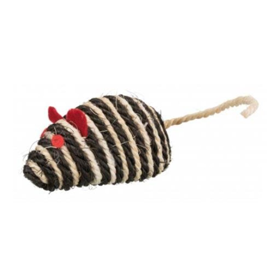 Trixie Sisal-Ball Mit Rassel – Für Katzen, ø 6 Cm, Unterstützt Krallenpflege