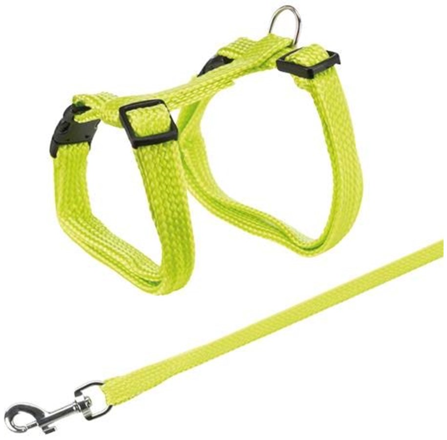 Katte - Trixie Cat Harness with Lead assorted colours - TX4185