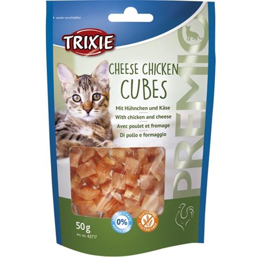 Katte - Trixie PREMIO Cheese Chicken Cubes 50 g - TX42717