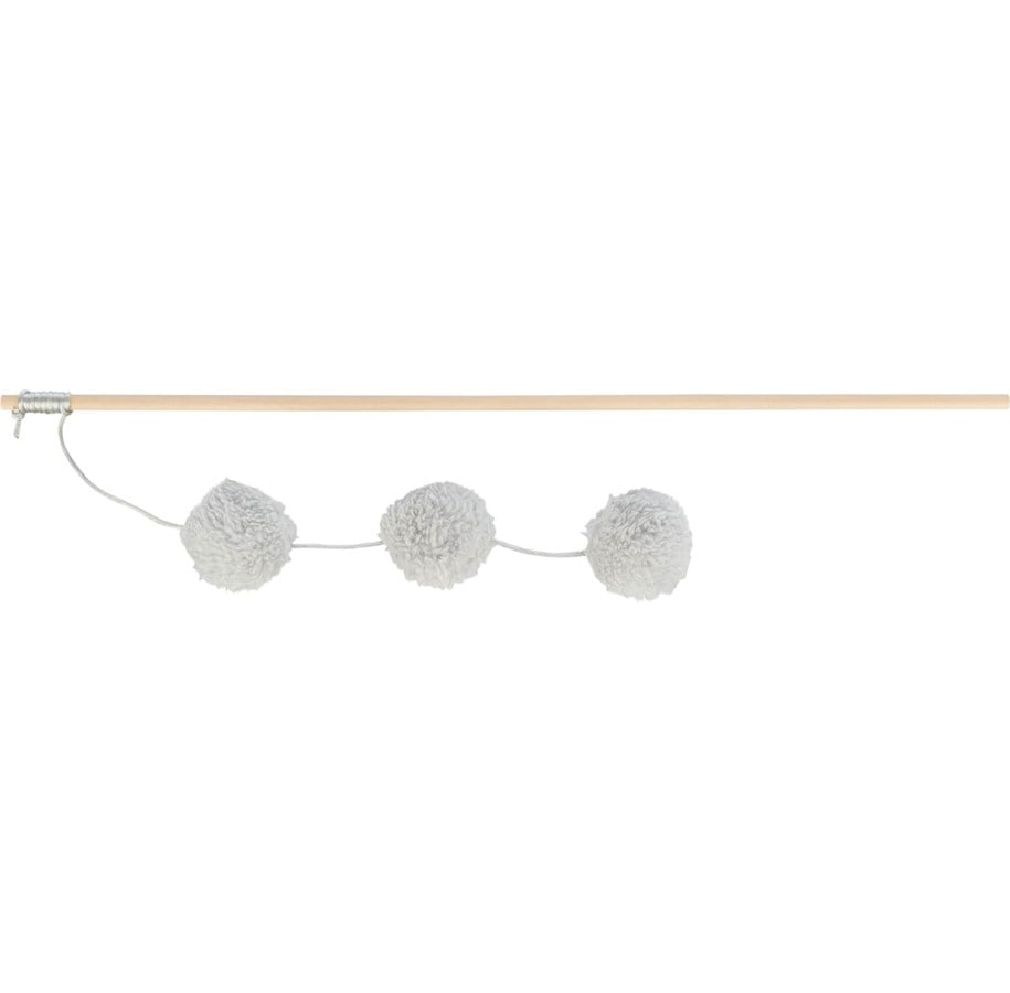 Katte - Trixie Kattemynte-infuseret Legepind med 3 Plysbolde & Rangle 50cm - TX45739