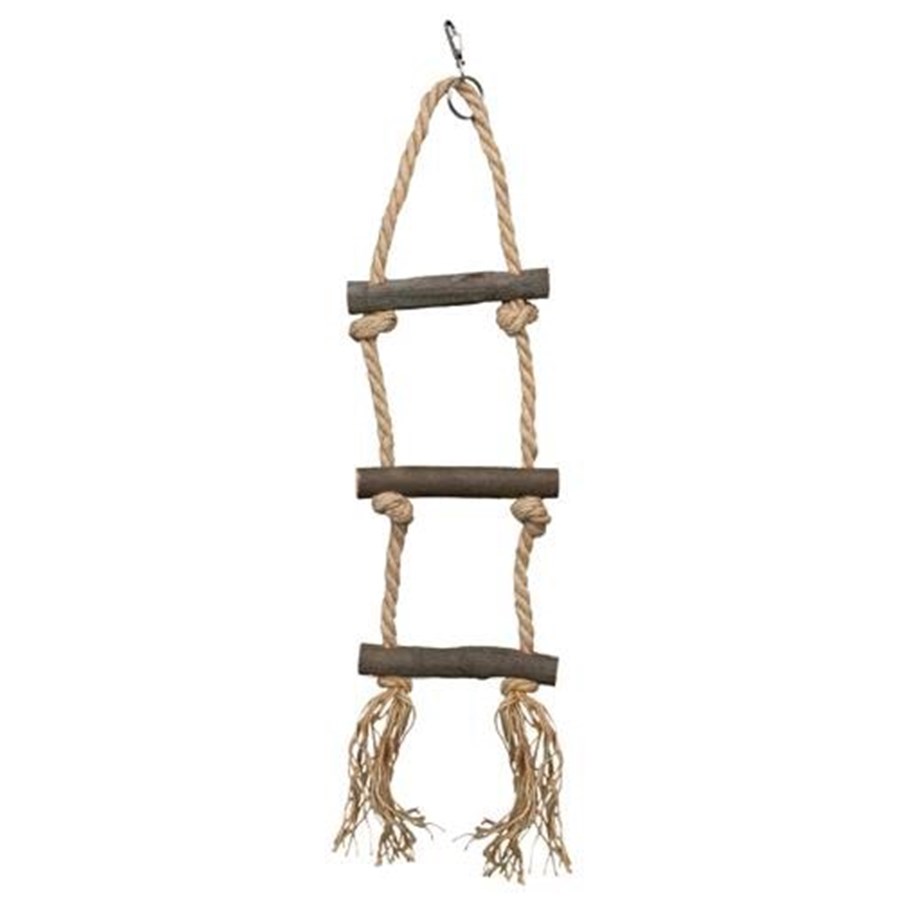 Fuglelegetøj - Trixie Rope Ladder 3 rungs/40 cm - TX5186