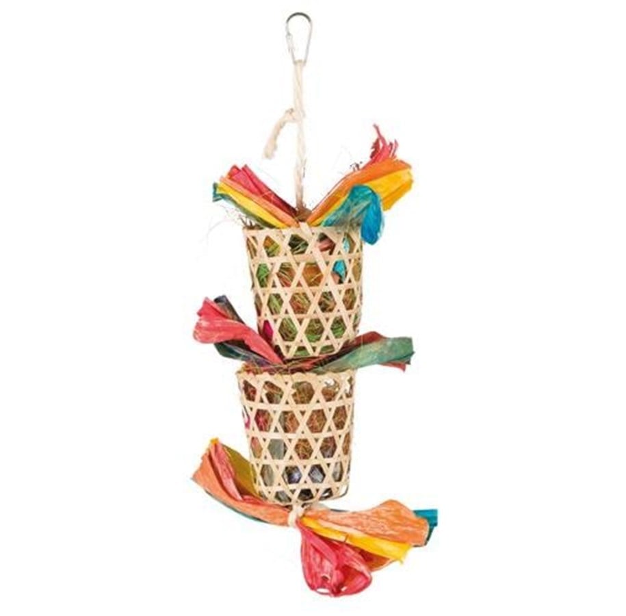 Fuglelegetøj - Trixie Toy on a Sisal Rope 35 cm - TX58990