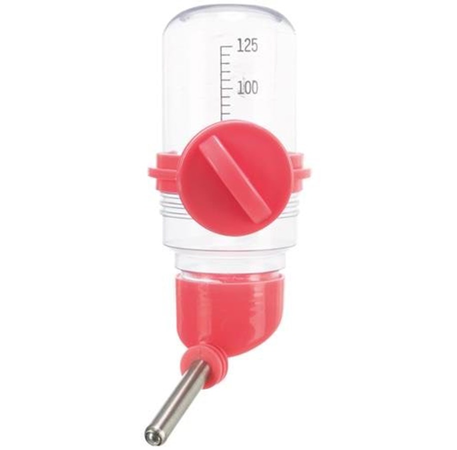 Kanin & gnaver - Trixie Plastic Water Bottle 125ml assorted colours - TX60611