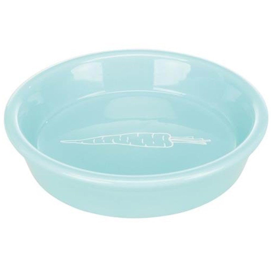 Kanin & gnaver - Trixie Ceramic Bowl 200 ml/ø 14 cm assorted colours - TX60804