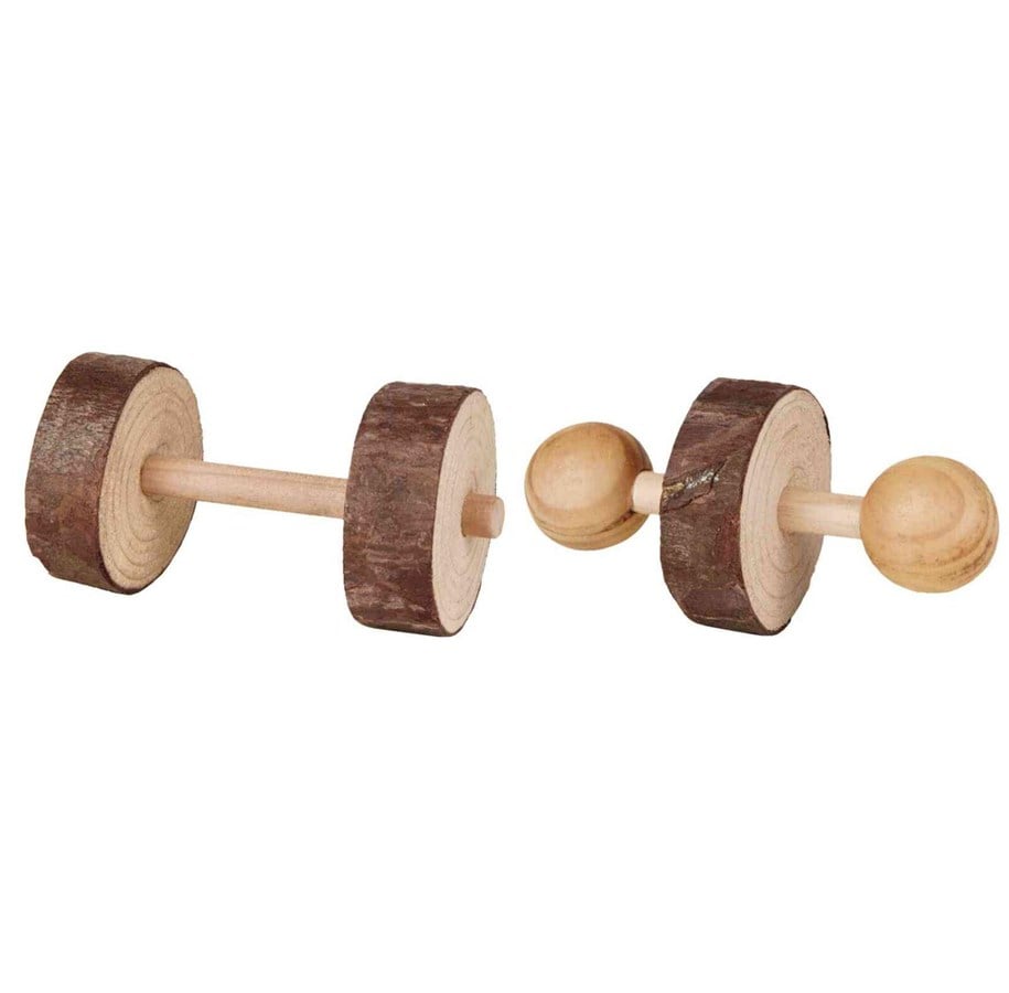 Kanin & gnaver - Trixie Set of Dumbbells ø 4.5 cm/9 cm - TX6195