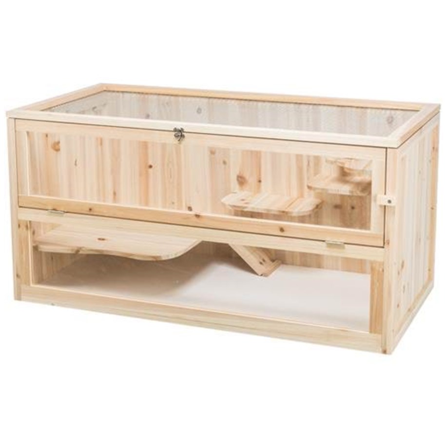 Kanin & gnaver - Trixie Rodent home wood 100 × 50 × 50 cm - TX62483