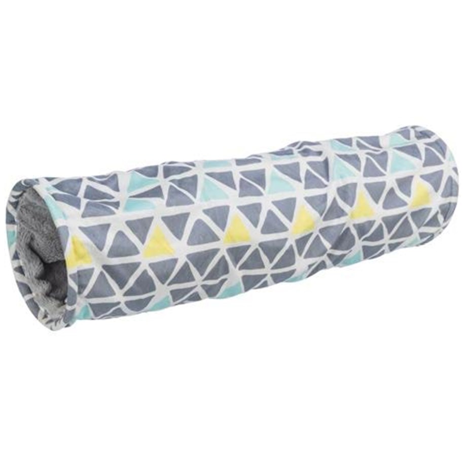 Kanin & gnaver - Trixie Cuddly Tunnel Sunny plush ø 19×70 cm multi coloured - TX62799