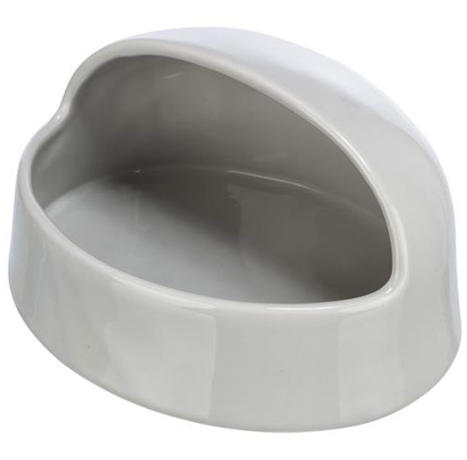 Kanin & gnaver - Trixie Sand bath degus/hamster ceramic 20 × 10 × 16 cm grey - TX63009