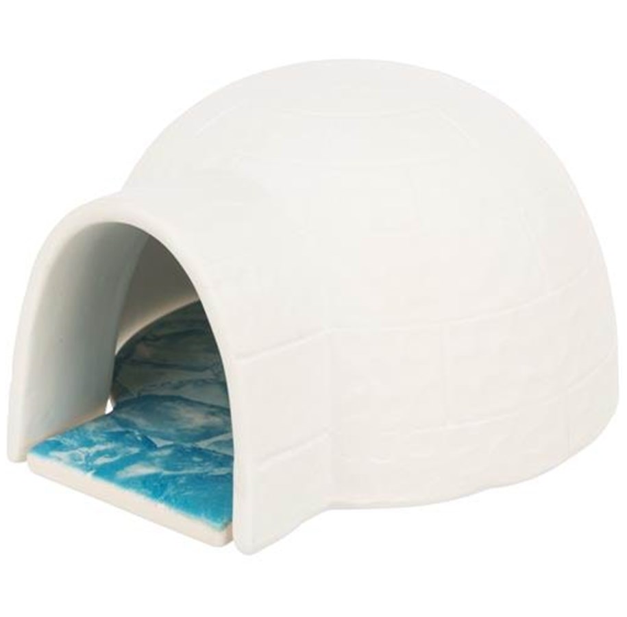 Kanin & gnaver - Trixie Igloo with Cooling Plate 13 × 9 × 15 cm. - TX63014