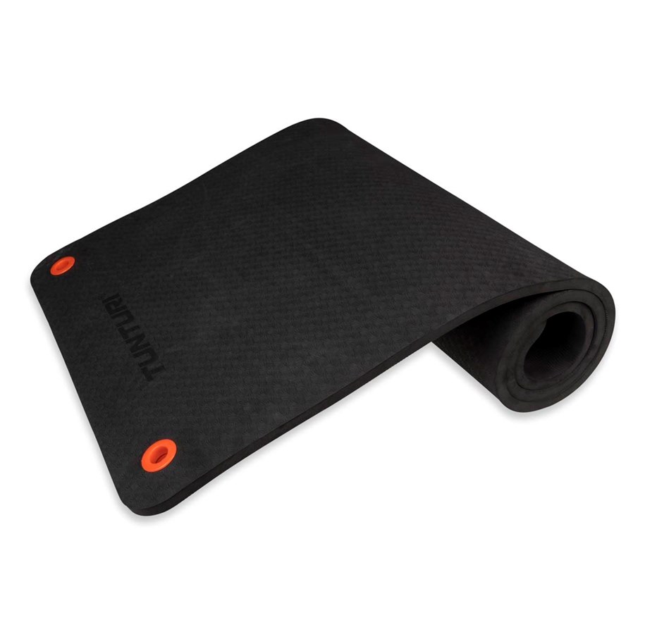 Sport & Fitness - Tunturi TUNTURI FITNESSMÅTTE PRO 140 CM. SORT - 14TUSFU265BLACKONE SIZE