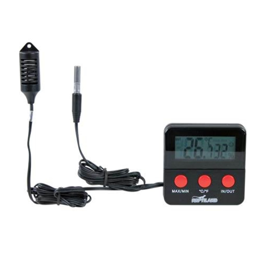 Fisk - Trixie Digital Thermo/Hygrometer with Remote Sensor 6 × 6 cm - TX76114