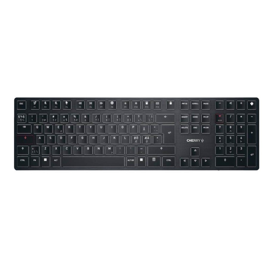 Tastatur - Cherry KW X ULP - Tastatur - Nordisk - Sort - G8U-27000LTBPN-2