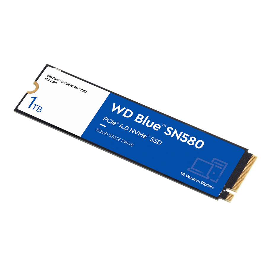 SSD - SANDISK WD Blue SN580 SSD - 1TB - PCIe 4.0 - M.2 2280 - WDS100T3B0E