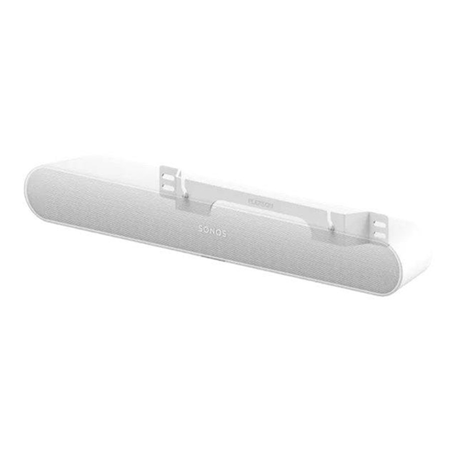 Vægbeslag, AV-Beslag & AV-Møbler - Flexson Wall Mount For Sonos Ray - White - Maks - Maks størrelse - FLXSRAYWM1011