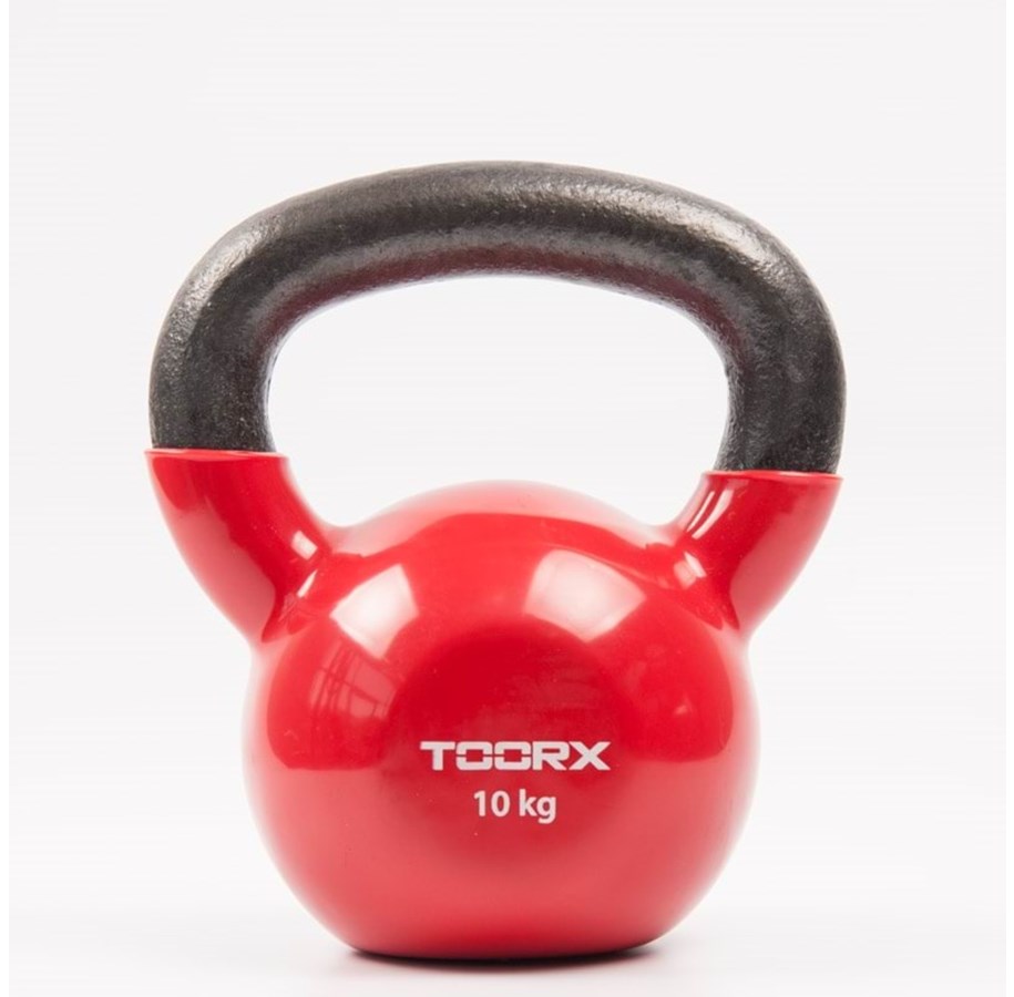 Sport & Fitness - Toorx Iron/Vinyl Kettlebell 10 Kg. - KRV-10IONE SIZE
