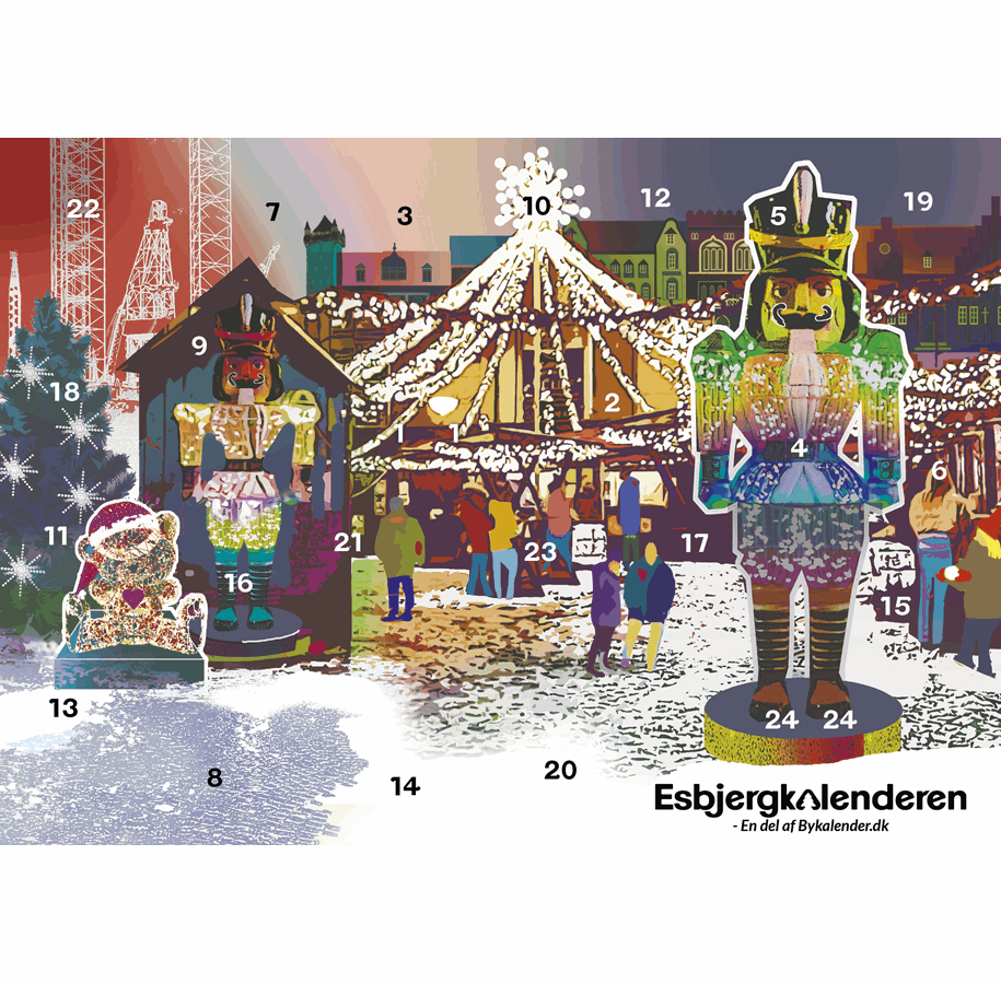 Julekalender - Bykalender Esbjergkalenderen - 5745000928095