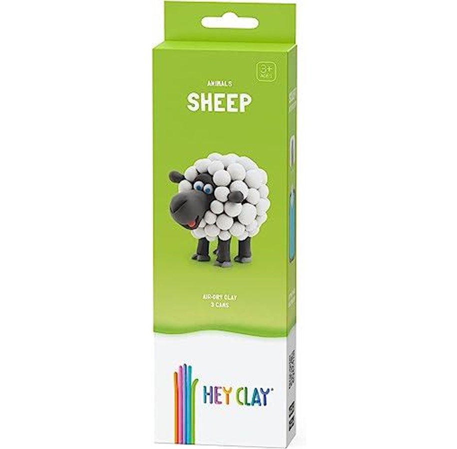 Konstruktionslegetøj - Tomy Hey Clay - Diy Animals (Sheep) - 5011666736054