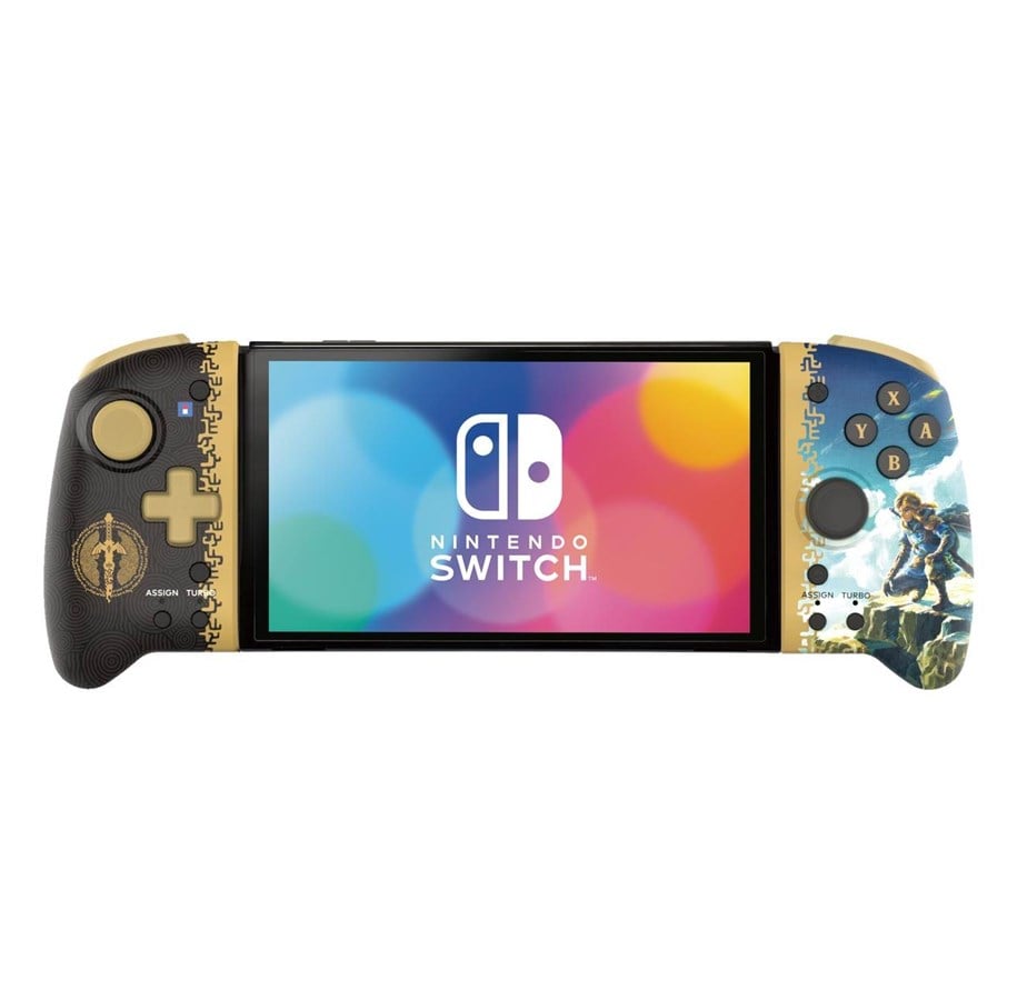 Spil tilbehør - HORI Split Pad Pro (The Legend of Zelda: Tears of the Kingdom) - Wired Controller - Nintendo Switch - NSW-432U