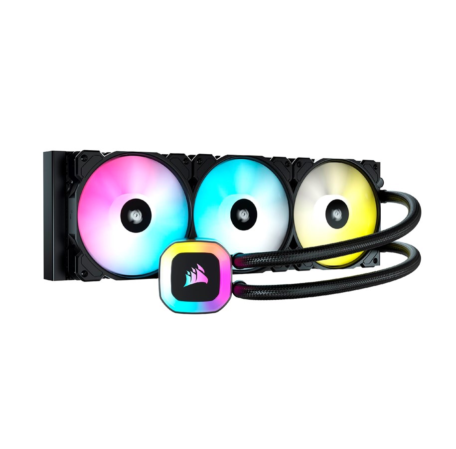 CPU Køler - Corsair H150 RGB - CPU Vandkøling - Max 26 dBA - CW-9060054-WW