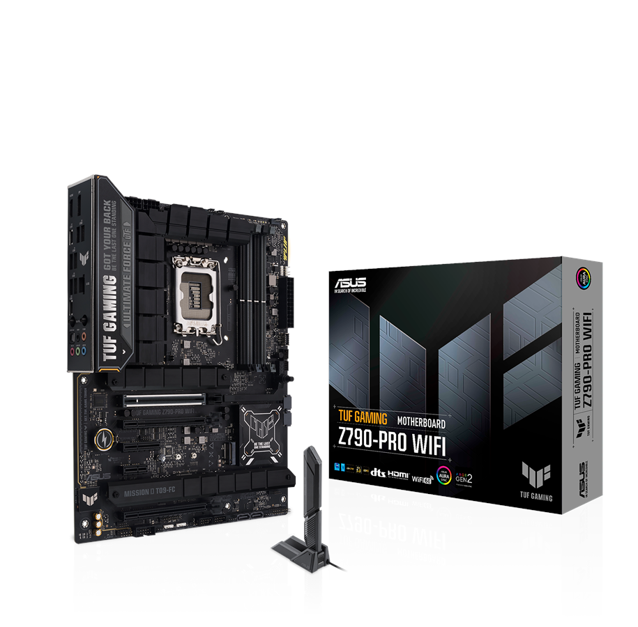 Bundkort - ASUS TUF GAMING Z790-PRO WIFI Bundkort - Intel Z790 - Intel LGA1700 - DDR5 RAM - ATX - 90MB1FJ0-M0EAY0