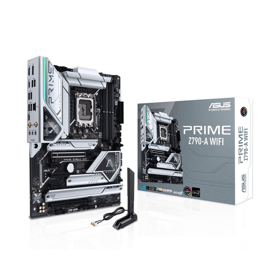 Bundkort - ASUS PRIME Z790-A WIFI (V2) Bundkort - Intel Z790 - Intel LGA1700 - DDR5 RAM - ATX - 90MB1CS0-M1EAY0