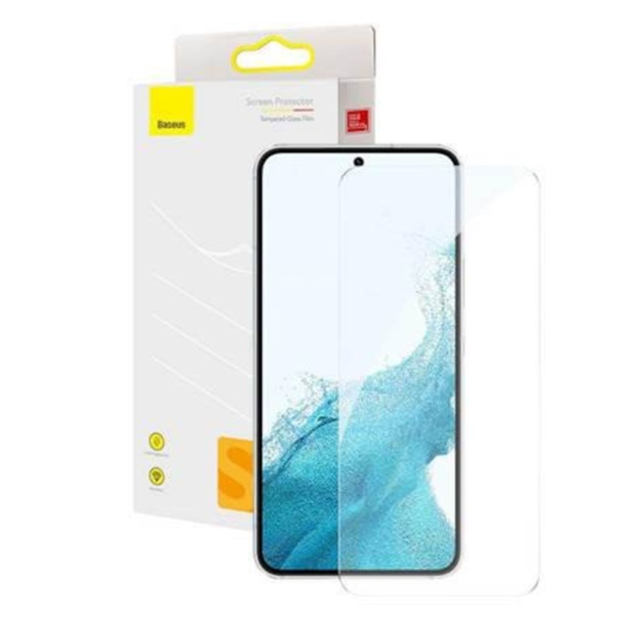 Mobil - Beskyttelsesglas - Baseus Tempered Glass  Screen Protector for Samsung S23 - P6001205D201-02