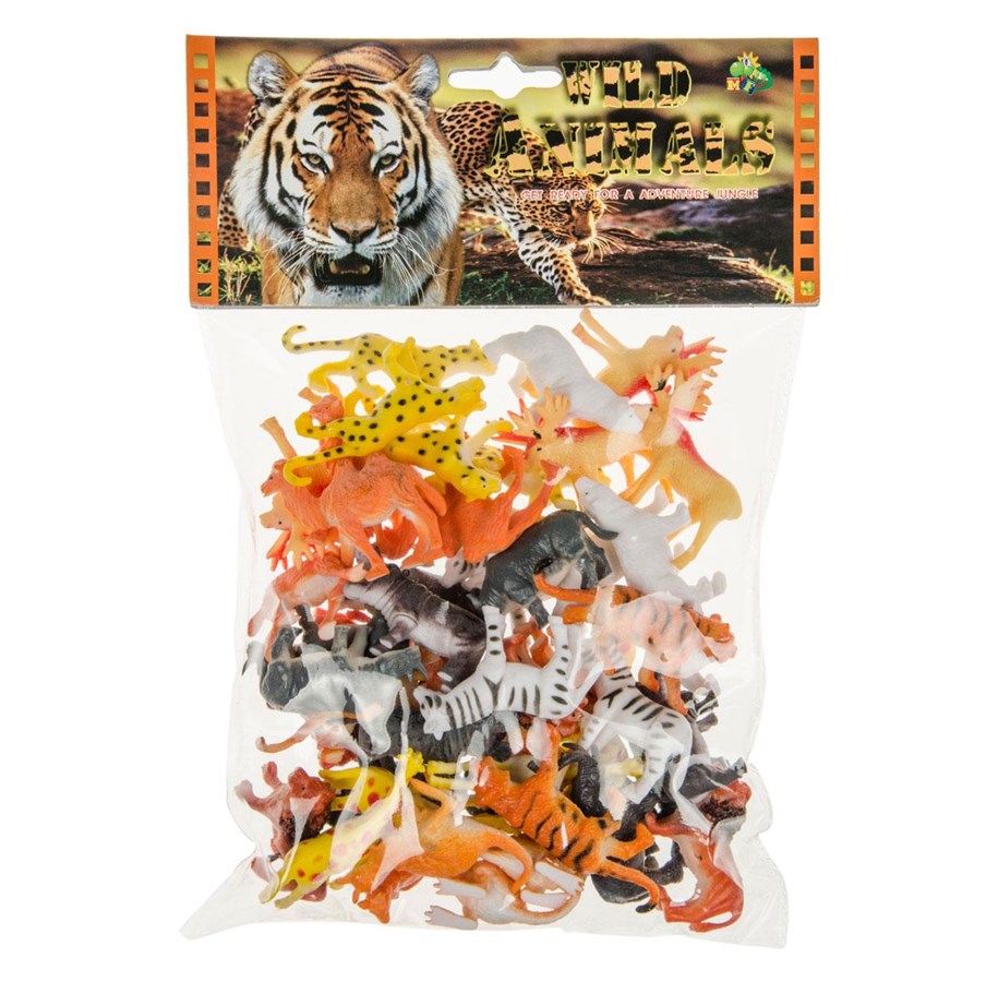 Figur - LG-Imports Small Wild Animals 48pcs. Assorted - 9452-perzak