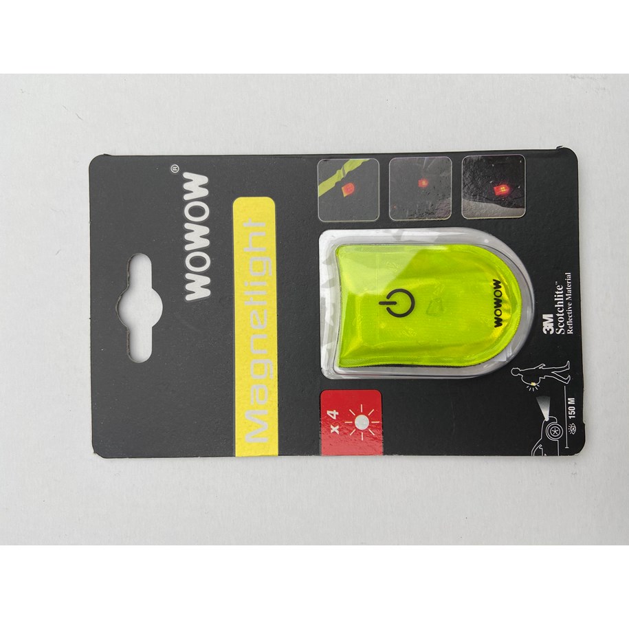 Sikkerhedsudstyr - WOWOW Magnetlight Yellow w/red LED - WO014121IONE SIZE