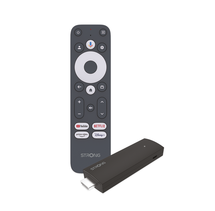 Streamingenheder - Strong SRT 41 - 4K - Google TV Stick - HDR10+ - SRT41