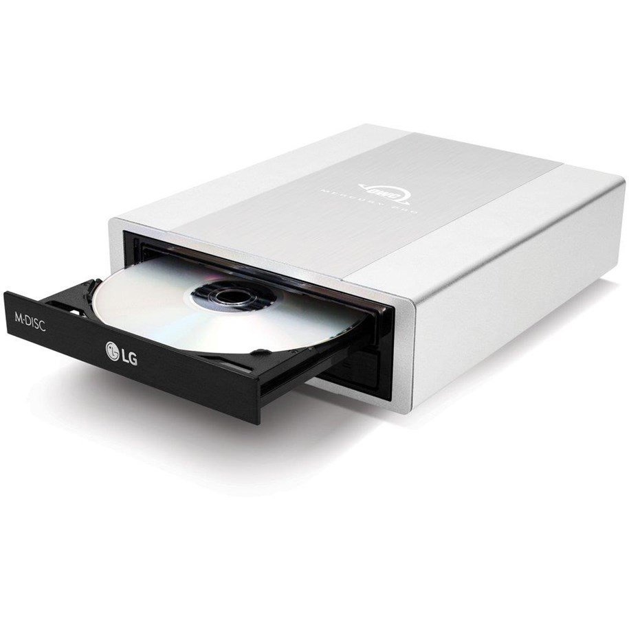 Optiske Drev (DVD / BR / Floppy) - OWC Mercury Pro 16X - Bluray-ROM (Læser) - USB 3.0 - Sort - OWCMR3UBDRW16