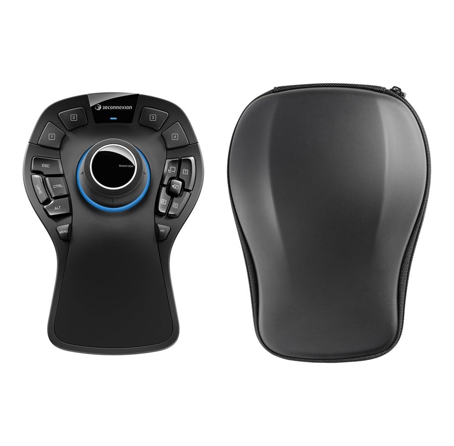 3Dconnexion SpaceMouse Pro Wireless - 3D mus - 15 knapper - Sort