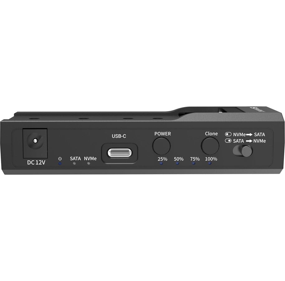 Sandberg Cloner+Dock USB 3.2 Per M2, NVMe E SATA - Duplicatore E Dock Per Dischi SSD/HDD