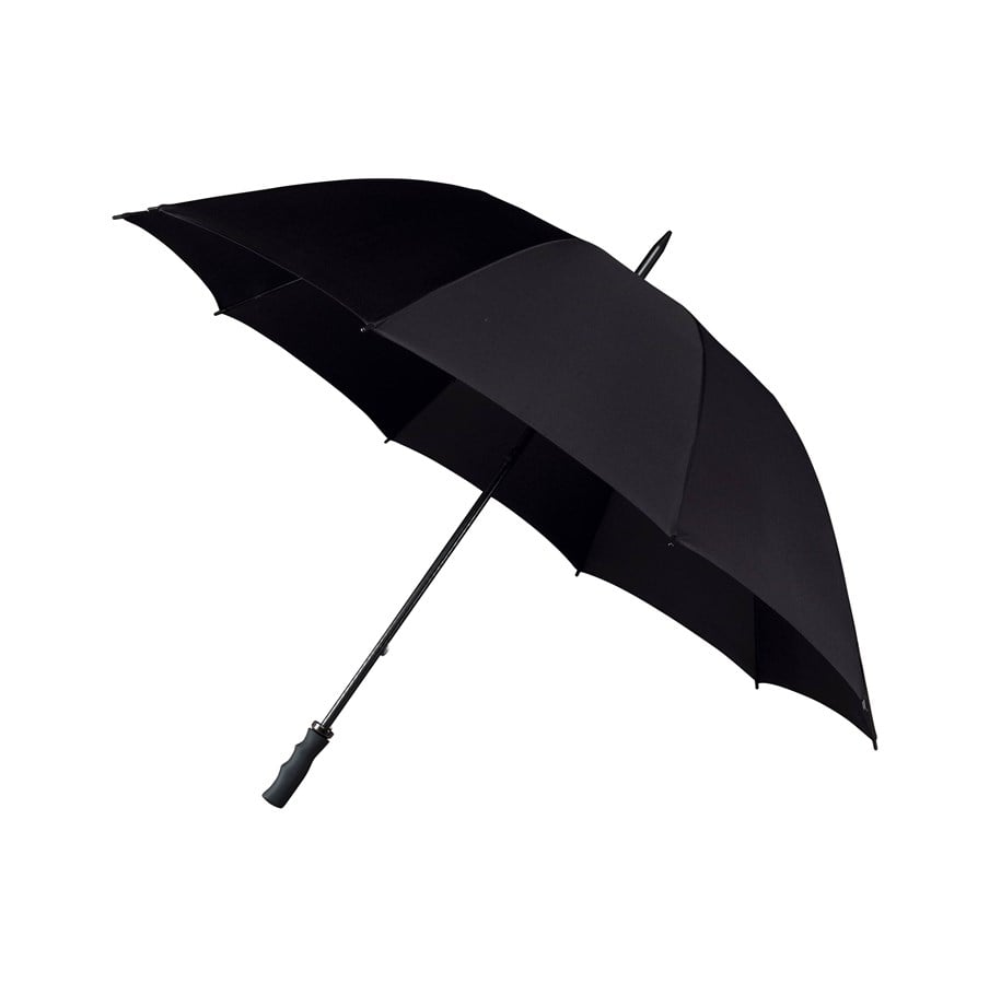 Fritid & Rejser - Falcone Golf Umbrella Extra Strong  - 130 cm - Black - GP-52-8120