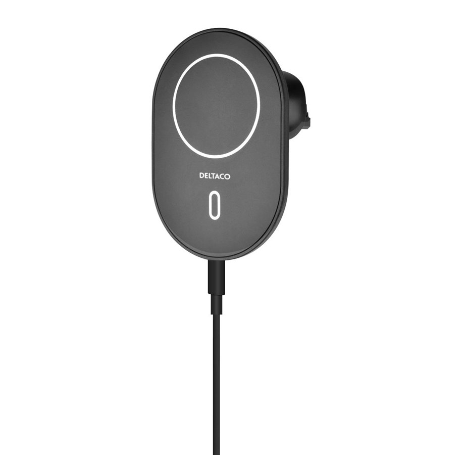 Mobil - Adaptere & Opladere - Deltaco QI-1038 Wireless Car Charger - QI-1038